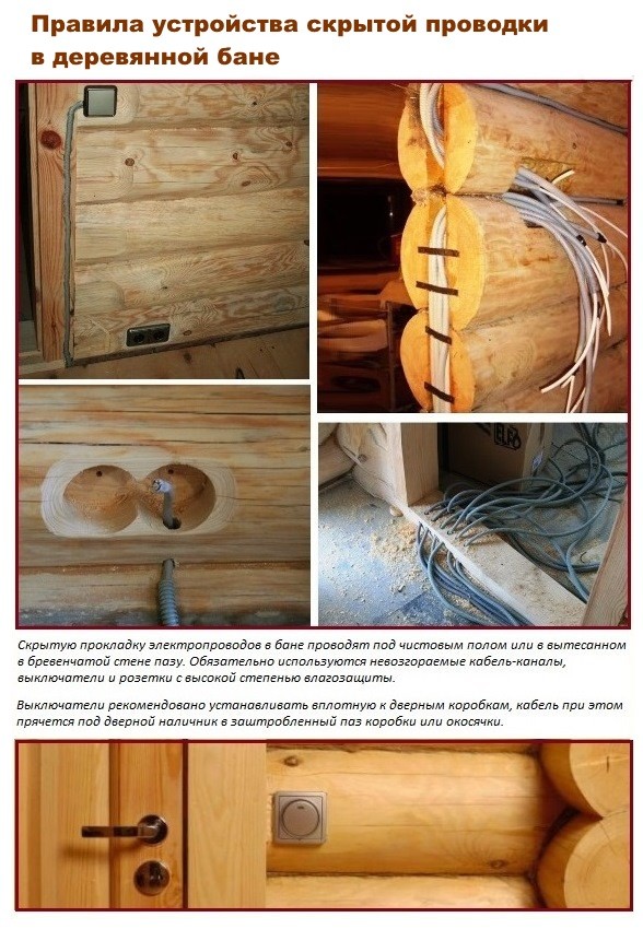 Электропроводка в деревянной бане своими руками пошаговая Электропроводка в деревянной бане своими руками пошаговая