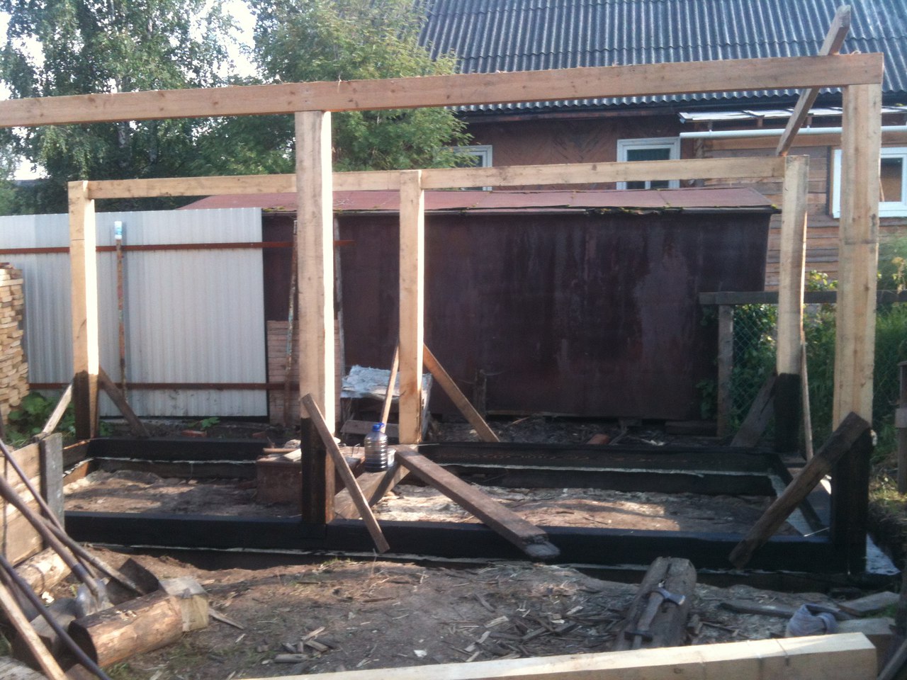 Сарай из бруса своими руками строительство деревянных 22 Сарай из бруса своими руками строительство деревянных 15