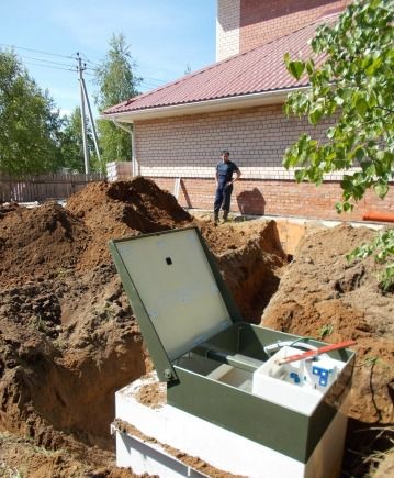 Установка септика Монтаж септика